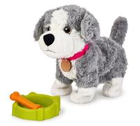 Interactive Robot Dog Toy, Voice Control Plush Walking Puppy for Kids | Voice & Touch Dual Control, Walks Sings & Wags Tail, Soft Plush Fabric, Complete with Bowl & Toy Bone Set