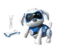 Interactive Robot Dog | USB Charging Electronic Realistic Singing Dancing Pet, with Functional Image Buttons Programmable Interactive Robotic Puppy Toy for Kids