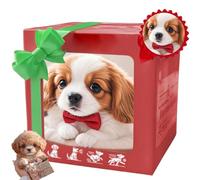 Interactive Robot Puppy, 2025 Realistic AI Pet with Smart Sensors for Walking & Barking, Lifelike Electronic Dog Toy Gift for Children & Adult Friends F