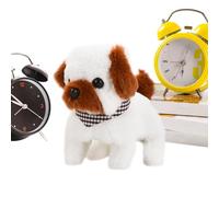 Interactive Robot Puppy Toy - 16x15x11cm Electric Walking Barking Cute Pet | Electronic Interactive Plush Dog Kids Adults Girls Boys Girlfriend Valentines Birthday