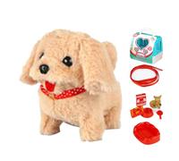 Interactive Robot Puppy, Walking Robot Dog Plush, Realistic Electronic Stuffed Animal That Barks and Wags Tail, Pet Toy for Kids Teens Adults, Fun Home Companion, Educational Play Gadget