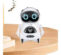 Interactive Robot Toy | 8.5x6.5x5cm Remote Control Smart Robot - Educational Voice Recognition Toy With Interactive Dialogue, Fun Learning Gift For Kids Home Playroom School