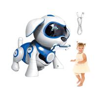 Interactive Robotic Dog - Programmable Motion Module Build, Soft Touch Exterior Shell, Responsive Sensor Feature, Extended Behaviour Simulation Playtime Engagement | Ideal for Children with Creative A