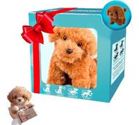 Interactive Robotic Dog Toy - Smart AI Plush Puppy with Realistic Walking, Barking, and Sitting Features - Perfect Companion for Kids and Adults