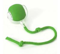 Interactive Rolling Ball for Cats & Dogs,Rechargeable Automatic Pet Toy with LED Lights,360° Motion Smart Moving Ball For Indoor Cats green
