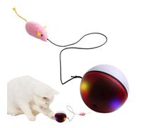 Interactive Rolling Cat Ball Toy - ABS Smart Sensing Sphere, Motion Activated Play Device, Automatic Pet Entertainment Ball, Engaging For Feline Activity Toy | Fun Engagement Pet Puppy Indoor Outdo