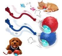 Interactive Rolling Cat Dog Ball Toy,2026 New Smart Automatic Moving Cat Toys for Indoor Cats,Self-Rolling Interactive Cat Toy Ball for Kittens & Small Dogs,Fun Gifts for People Who Love Cats (Mix)