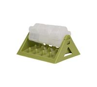 Interactive Rolling Dog Feeder Adjustable Treat Dispenser Puzzle Toy NonSkid Base Cognitive Development Pet Enrichment Activity Rolling Treat Ball for Dog
