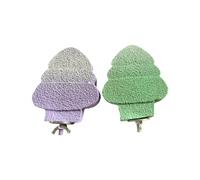 Interactive Rough Perch Resin Toy Beak Grinding Stone Beak Maintenance Pet Birds Resin Bird Perch Small Animal Chewing Toy