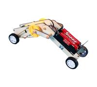 Interactive Science Educational Toy Wood Crawling Robot Wood Puzzle Assemble Physics Experiment Set For Age 7-14 Indoor Outdoor Activity