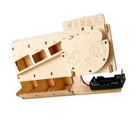 Interactive Science Set Wood Handcraft Coin Sorter Machine for Physics Principles Teaching Children Student Assembly Fun Coin Sorting Machine Set