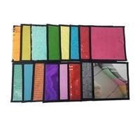 Interactive Sensory Development Mat for Special Needs Children Textured Fabric Learning Rug Sensory Training Mat for Kids