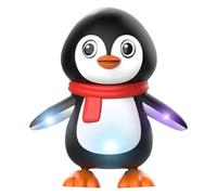 Interactive Singing Penguin, Electric Musical Toy, 8 Inches Crawling Penguin with Light & Sound, Developmental Toy, Learning Toys with Colorful Design, & for Walk Training