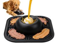 Interactive Slow Feeder Rolling Ball Dog Licking Bowl