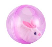 Interactive Smart Cat Toy Ball Automatic Rotating Rolling | Electric Cat Play Ball Powered By Batteries With Hamster Rabbit Design | Stimulate Hunting Instinct Chasing Toy for Indoor Adult Cats