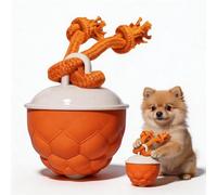 Interactive Smart Rolling Pet Ball, 2026 Upgraded Motion Activated Automatic Rolling Ball Toys,360° Smarts Automatic Rollings Moving For Small/Medium/Large Dogs Balls (Orange)