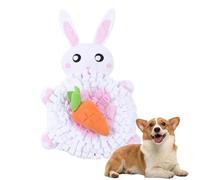 Interactive Sniffing Mats for Pets, Sniffing Rug for Dogs, Carrot Rabbit Shape, Cartoon Dog, Sniffing Pet Food Search Mat, Non-Slip Guinea Pig Sound Toy