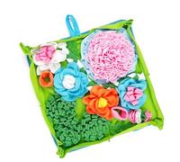 Interactive Sniffing Rug For Dog Tear Resistant Feeding Mat Snuffle Pad With Design Dog Puzzle Toy 50x50cm