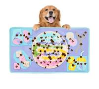 Interactive Snuffle Mat Dog Snack Feeding Mat Dog Treat Dispenser Dog Snack Mat Portable Non Slip Spliced Training Mat for Nose Work for Training