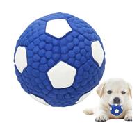 Interactive Soccer Ball for Dogs - Pet Toy 9.5 cm Latex Squeaky, Durable Puppy Toy, Indestructible Chew Training Ball, Dida Supply Of An