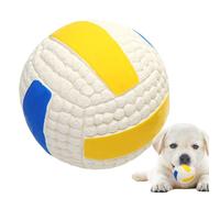 Interactive Soccer Ball - latex Tough Puppies Soccer Ball | Bouncing Squeaky Dog Balls, Sturdy Puppy Balls Interactive Chew Toy for Clean Teeth Training, Play, Exercise