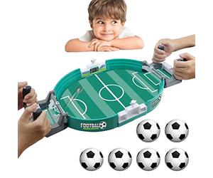 Interactive Soccer Table Game, Finger Soccer Board Game - Soccer Game - Table Soccer Ball for Kids, Double Soccer Field Toy, Parent-Son