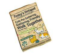 Interactive Soft Journal Style Crinkle Dog Accessory