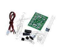 Interactive Sound Activated LED Melody Light Electronic Set with Board for Laboratory Learning and Rhythm Visualization, Interactive Light and Sound Circuits