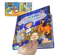 Interactive Sound Books, English Reading Books with Animal Words and 15 Songs, Educational Toy for Boys and Girls, Language Development, Sensory Stimulation, Home, School