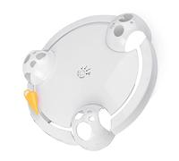 Interactive Speed Adjustable Catch Mouse Cat Turntable Toy for Pet Cat Toys, Stable and Reliable Anti Skid Rotating Turntable, Physical Exercise for, Premium ABS Material (White)