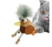 Interactive Squeaker Bird Toy For Cats | Bird with Trill and Catnip for Chewing,Training Enrichment Accessories Toy Chew Hunting Indoor Exercise For