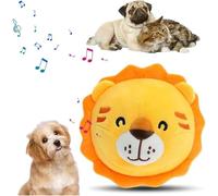 Interactive Squeaky Dog Toys with Interactive Dogs Ball, Dogs Chew Toy Pet Plush Toys for Small Medium Pet Toys to Keep Them Busy Jumping Music (Lion)