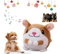 Interactive Squeaky Dog Toys with Interactive Dogs Ball, Talking Dancing Balls USB Rechargeable Washable Cartoon Plush Sound Electronic, Portable Chew Suitable Features Recording and Music Modes(#C)