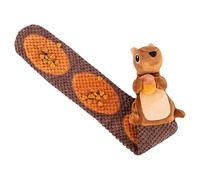 Interactive Squirrel Dispenser, Feeding Puzzle Toy, 7.09x5.12x3.15 Inches Snack Holder with Sniff Feature, Rubber Treat Dispenser, Pet Enrichment Toy with Animals Style, Dog Activity for Play