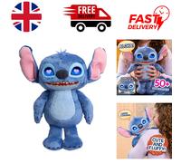 Interactive Stitch Toy - 14-Inch Plush with LCD Eyes & 50+ Phrases - Disney Fun