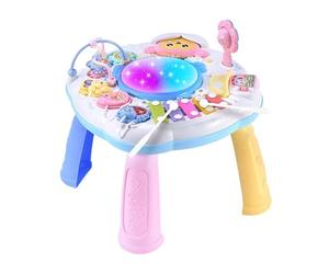 Interactive Study Center - Musical Activity Desk, multis Mode Learning Table, Educational Training Station | Early Education Development, Reusable Teaching Activity Tool, For Boys Girls Nursery Play