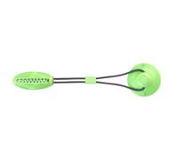 Interactive Suction Cup Dog Toy for Tug of War - Treat Dispensing Ball for Aggressive Chewers, Wobbly Chew Toy for Puppies & Small Dogs, Durable, Teething & Dental Health Toy