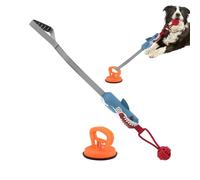 Interactive Suction Cup Tug Dog Toy for Dogs, Squeaky Shark Shaped Dog Rope Toy for Aggressive Chewers to Keep Them Busy, Puzzle Enrichment Toys for All Dogs