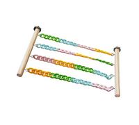 Interactive Sugar Gliders Exercise Toy Wooden Climbing Frame Colorful Chain Swing Hanging Rack For Cage Entertainment Boredom Relief Chew Toy For Pet