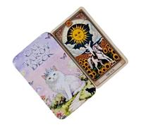 Interactive Table Tarot with Illustrations of Feline Characters