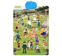 Interactive Talking Wall Chart for Kids Educational Toy for Boys and Girls Aged 3-6Y Fun Cognition Toy Battery