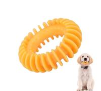 Interactive Teething Toy for Dogs - Stimulating Chew Rings for Puppies and Small Breeds | Hard Rubber Pet Toy for Dental Health, Keeps Dogs