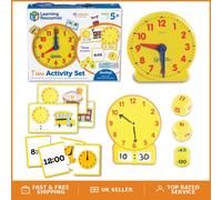 Interactive Time Learning Toy Set: Teach Kids Analog & Digital Time Skills