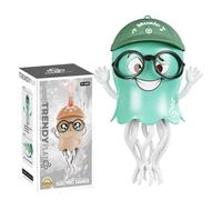 Interactive Toy, Electric Crawling Octopus Tummy Time Obstacle-Dodging Robot, Toy, Squid Smart Dancing