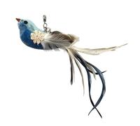 Interactive Toy for Cats with Birds - Bird Head with Cats for Cats, Realistic Teaser of the Kitten, Interactive Spare Parts for Birds, Realistic Feathers with Bells