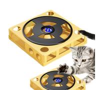 Interactive Toy - Turntable Treat Dispenser, Puzzle Feeder for Kittens | Enrichment Game for Boredom Breaker, Smart Puzzle, Food Maze for Mental Stimulation, Toy with Treats,25x25x6cm