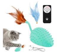 Interactive Toy with Remote Control for Cats - Realistic Rechargeable Accessory with Light | Remote Control Figurine for Indoor Cats - Suitable for Small Medium Large Breeds Yard Garden Came