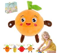 Interactive Toys Baby Piano Metronome, Body-Sensing Banana Plush Music Doll, Touch-Activated Educational Sensory Toy for Toddlers, Fun Rhythm Sound Gift for Boys and Girls (A)