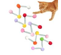 Interactive Toys for Cats 5 Pieces Pom-Pom Kitten Stress Relief Game