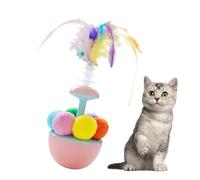Interactive Toys For Cats - Ball With Feathers For Kittens - Movement Interactive Self Playing Funny Toy | Cats Training Indoor Outdoor Use